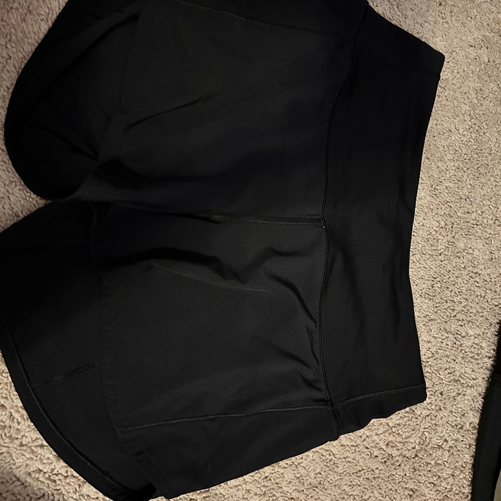Lululemon black speed ups (high rise)